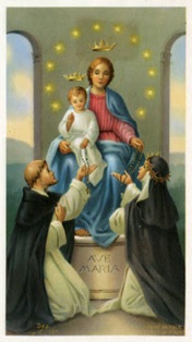 Paintery holy card
