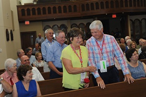 Alumni renew their vows in the Chapel