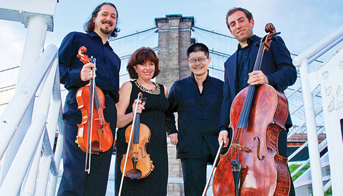 A performance by the St. Petersburg Piano Quartet is sponsored by ArtsLIVE.