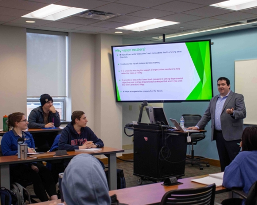 Professor White integrates real-world examples of corporate purpose and values, using Milo’s Tea Company as a case study to teach his students about strategic leadership and corporate values.