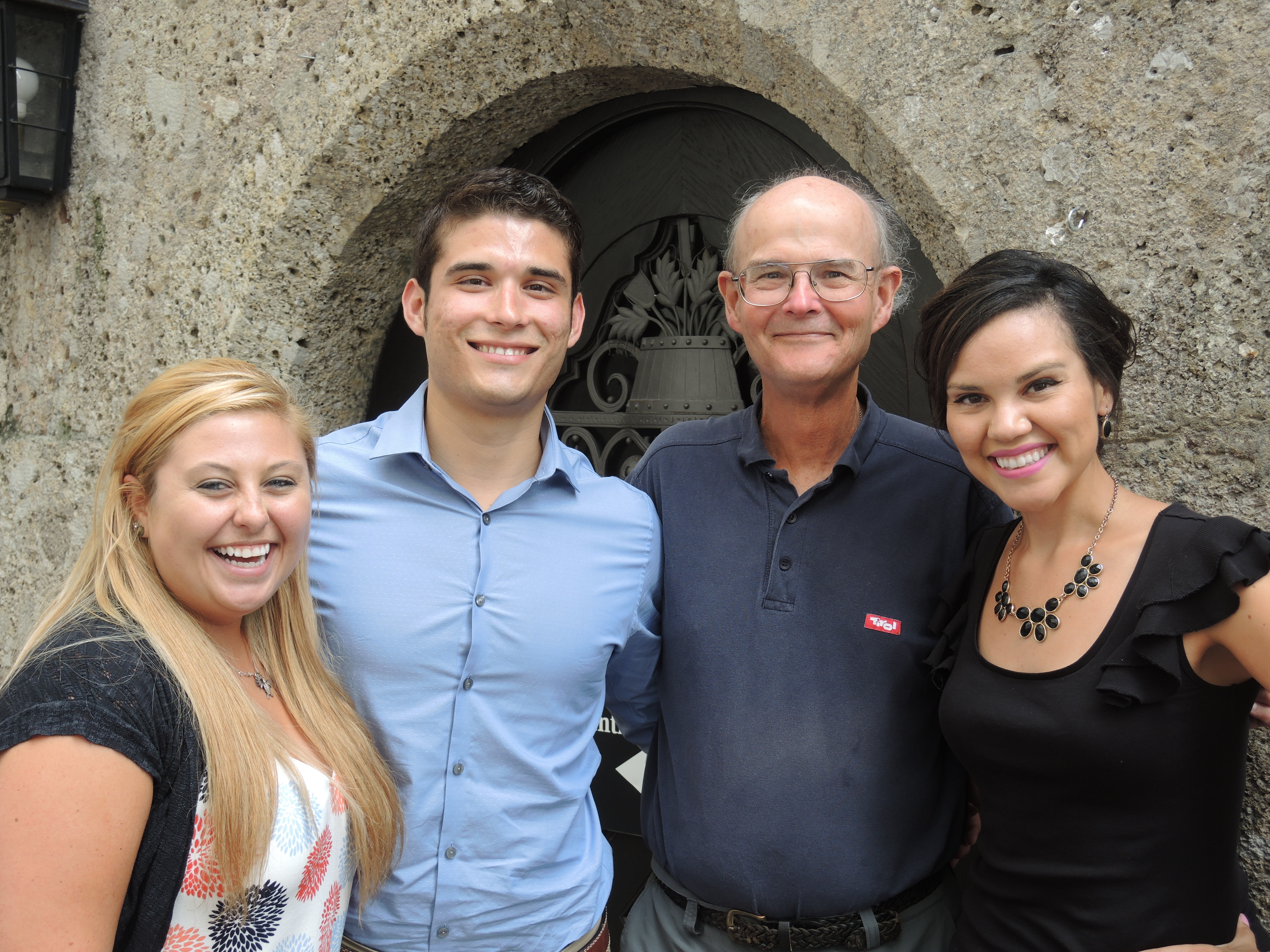 Group of students and facutly at the Summer Study Abroad program in Austria.
