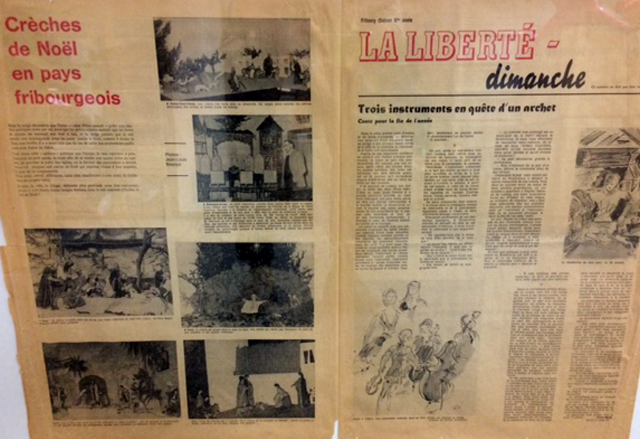 'La Libert?' newspaper article on cr?ches, Fribourg, Switzerland, 1967