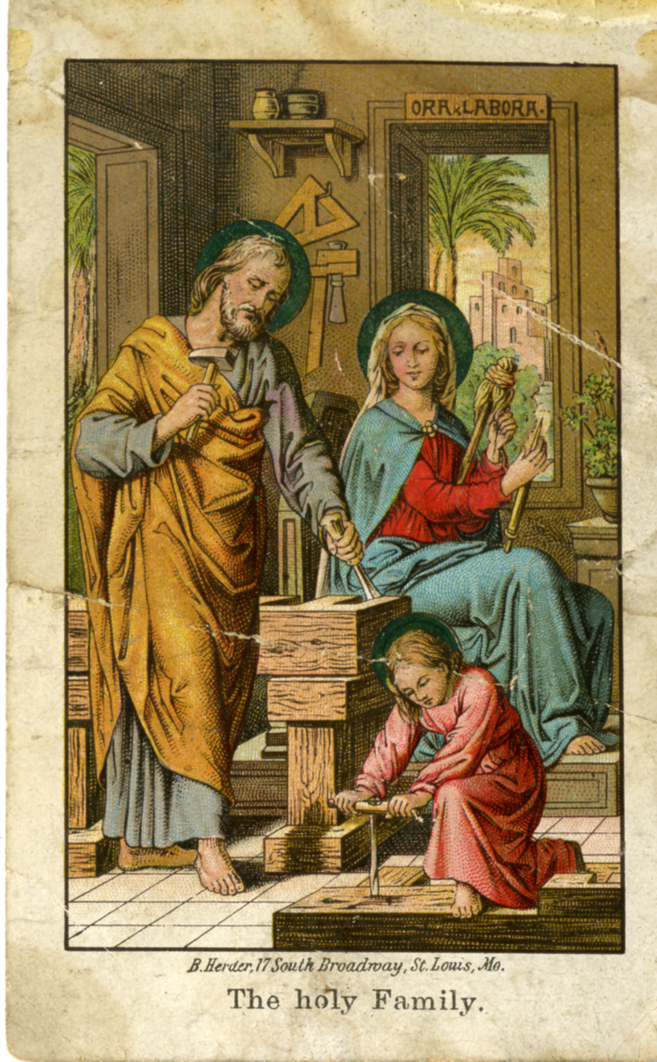 Holy Family at work