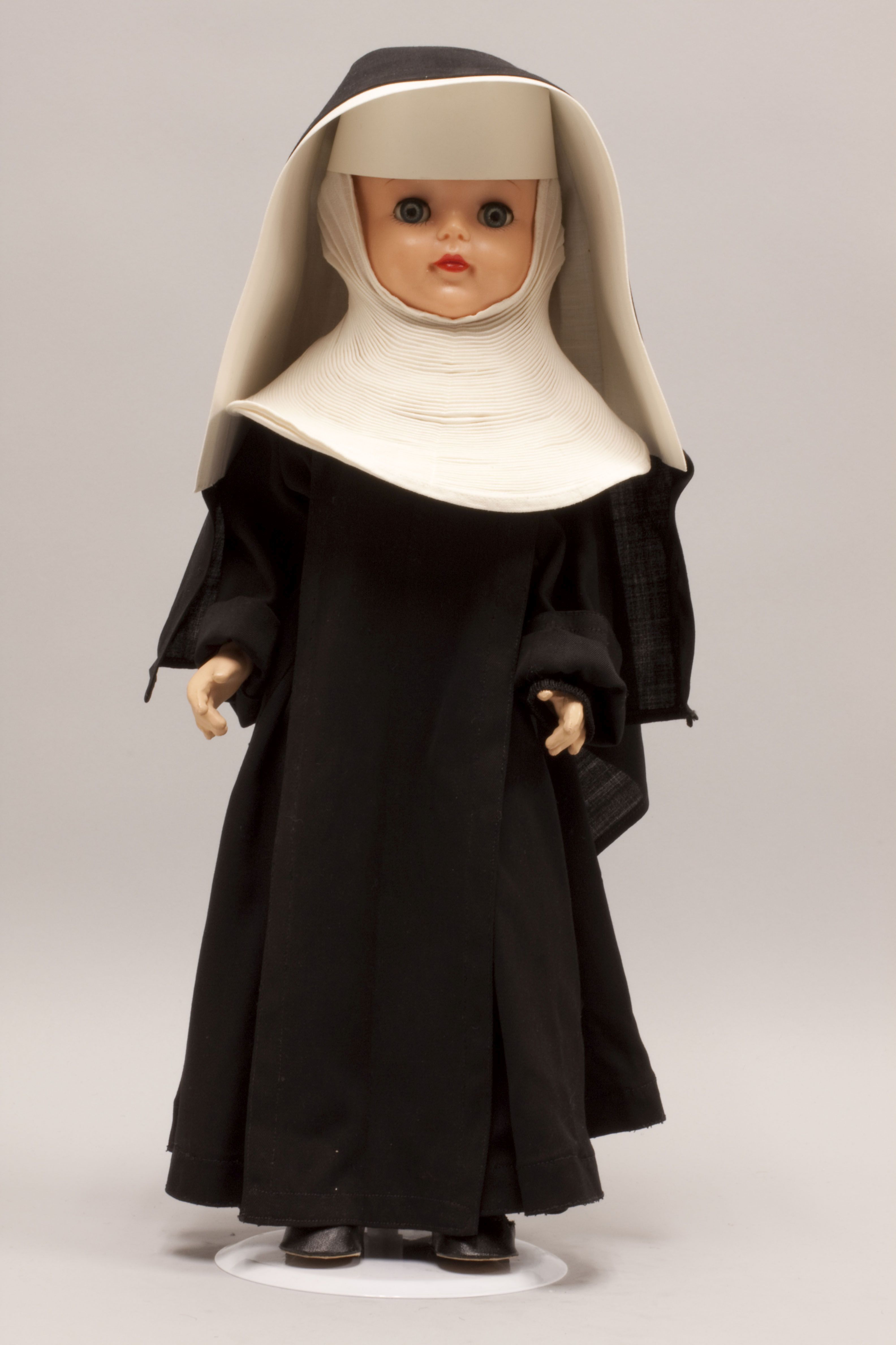 ?Doll with Habit worn by an Unidentified Religious Order?, U.S. Catholic Special Collections, Catholic Sisters International, 20th c. 
