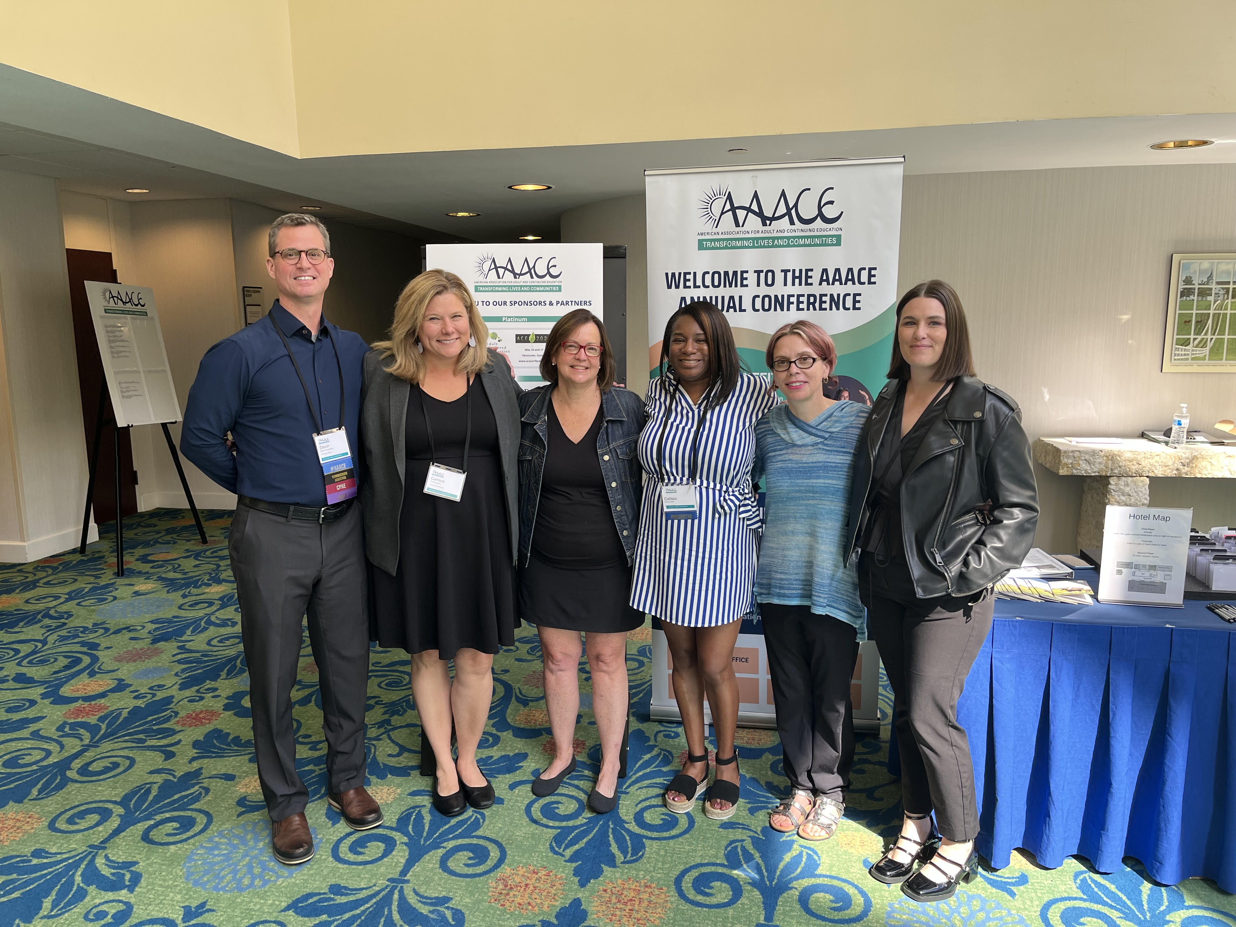 UDayton EdD students and faculty presenting at AAACE