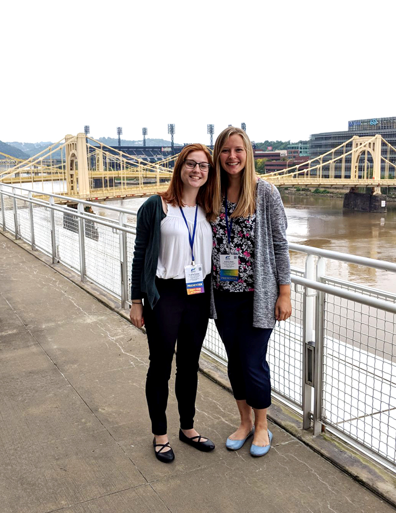 HSI student sustainability leaders at AASHE Pittsburgh 2018