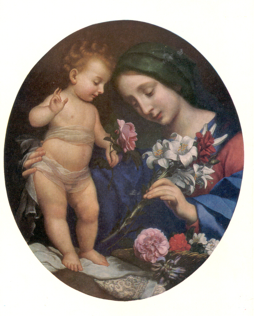 DOLCI, CARLO, 1616-1686,  MADONNA AND CHILD WITH FLOWERS, after 1649?, London, England: National Gallery