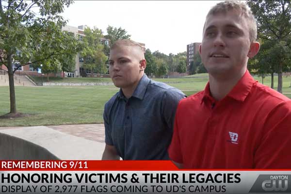 Students on WDTN discussing 9/11 remembrance