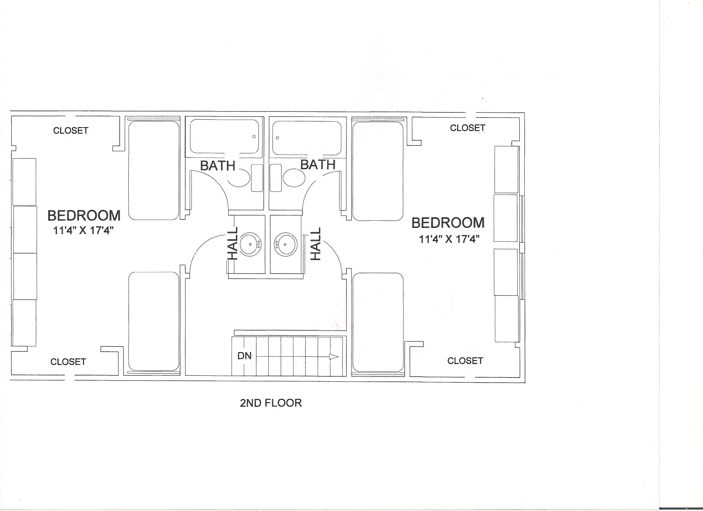 Irving Commons 2nd floor plan