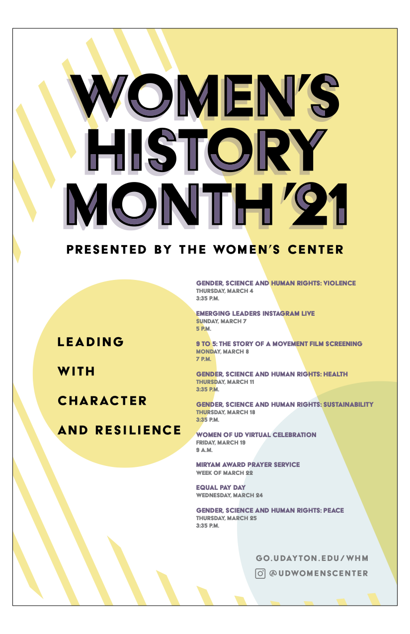 Women's History Month 2021 Poster